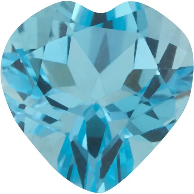 Heart Swiss Blue Topaz Natural Gemstones – FIRE & BRILLIANCE