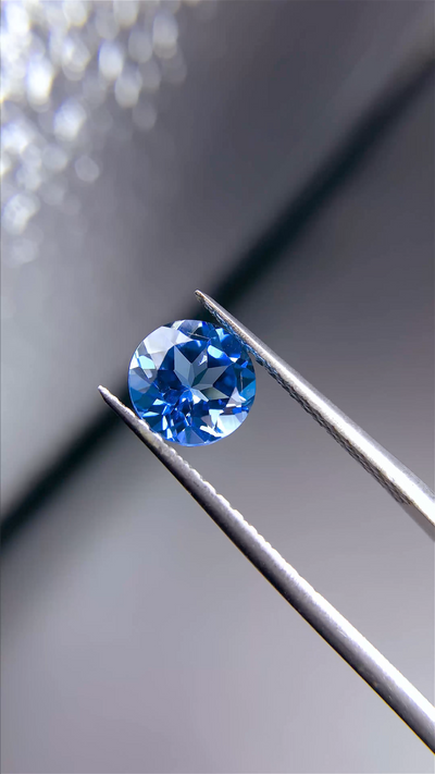 Round Swiss Blue Topaz Natural Gemstones