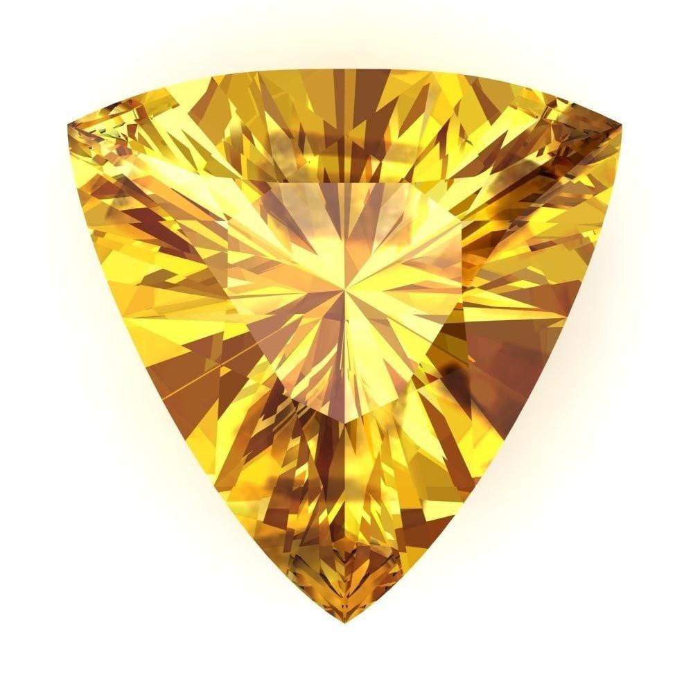 Trillion Chatham Lab-Grown Yellow Sapphire Gems-Chatham Lab-Grown Gems-Fire & Brilliance ®