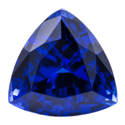 Trillion FAB Lab-Grown Blue Sapphire Gems-FIRE & BRILLIANCE