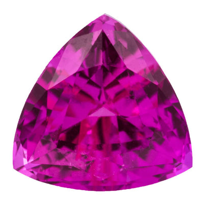 Trillion FAB Lab-Grown Pink Sapphire Gems-FIRE & BRILLIANCE