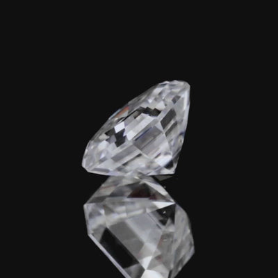 Asscher Diamond Faceted FAB Moissanite Loose Stone