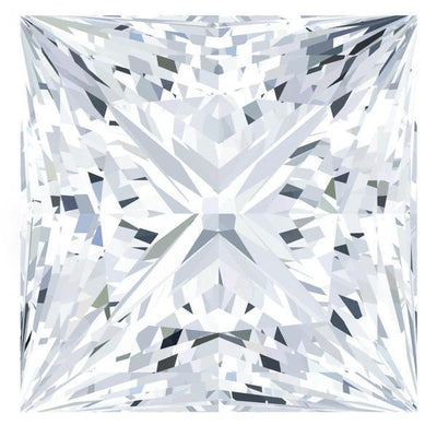 Charles & Colvard Princess Moissanite-OPTIONS_HIDDEN_PRODUCT-Fire & Brilliance ®