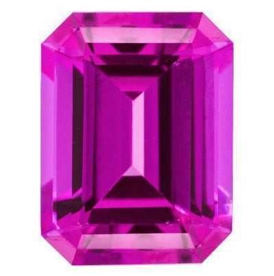 Chatham Lab-Grown Pink Sapphire Stone Size-FIRE & BRILLIANCE