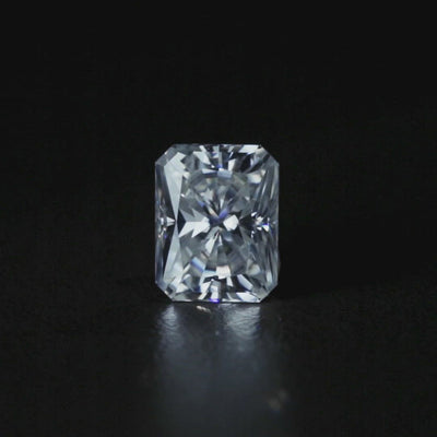 Crushed Ice Radiant First Crush FAB Moissanite Loose Stone