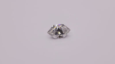 10x8mm Hexagon Diamond Faceted FAB Moissanite Loose Stone