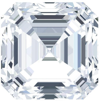 FAB Moissanite - Asscher Cut-OPTIONS_HIDDEN_PRODUCT-Fire & Brilliance ®