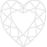 Heart SUPERNOVA Loose Moissanite Stone-SUPERNOVA Moissanite-Fire & Brilliance ®