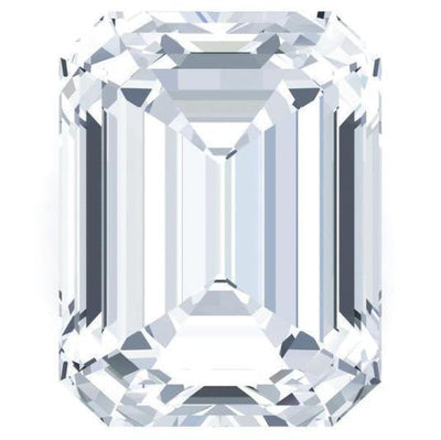 Traditional - Diamond Faceted - Emerald Cut-FIRE & BRILLIANCE
